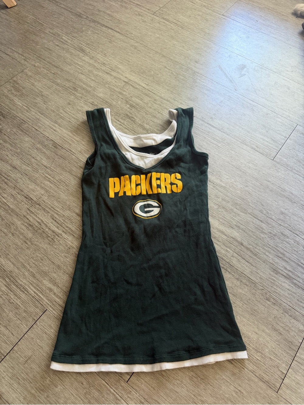 Green Bay Packer Tank Top - Green & Gold